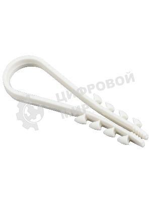 Дюбель-хомут d11-18 мм для круглого кабеля нейлон белый (уп. 100 шт) IEK UHH35-11-18-100