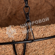 Кашпо подвесное Palisad с вкладышем из коковиты, полукруглое, диаметр 30 см