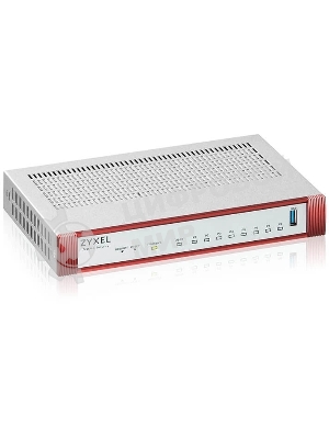 Межсетевой экран Zyxel USG FLEX 100H, 8xRJ-45: 1G (LAN/WAN), 1xUSB3.0 **