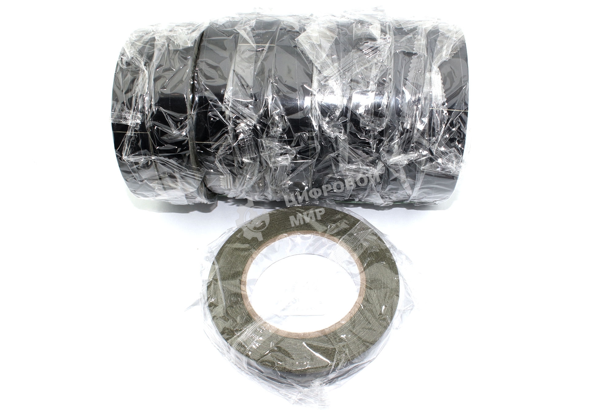 Электротехническая изоляционная ацетатная лента (тканевый скотч) 25мм, 30 м 10 шт