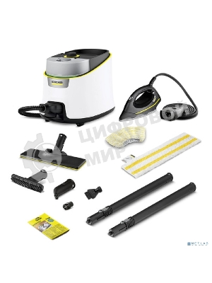 Пароочиститель напольный Karcher SC 4 Deluxe Iron EasyFix 2200Вт белый