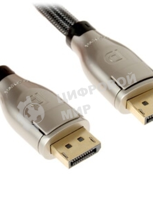 Кабель V1.2 ver1.2 DisplayPort (m) DisplayPort (m) 2м черный