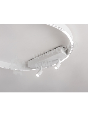 Потолочный светодиодный светильник Ambrella light FL5807/1+2 WH белый 40W 3000K/4200K/6400K D600*95 (без ПДУ)
