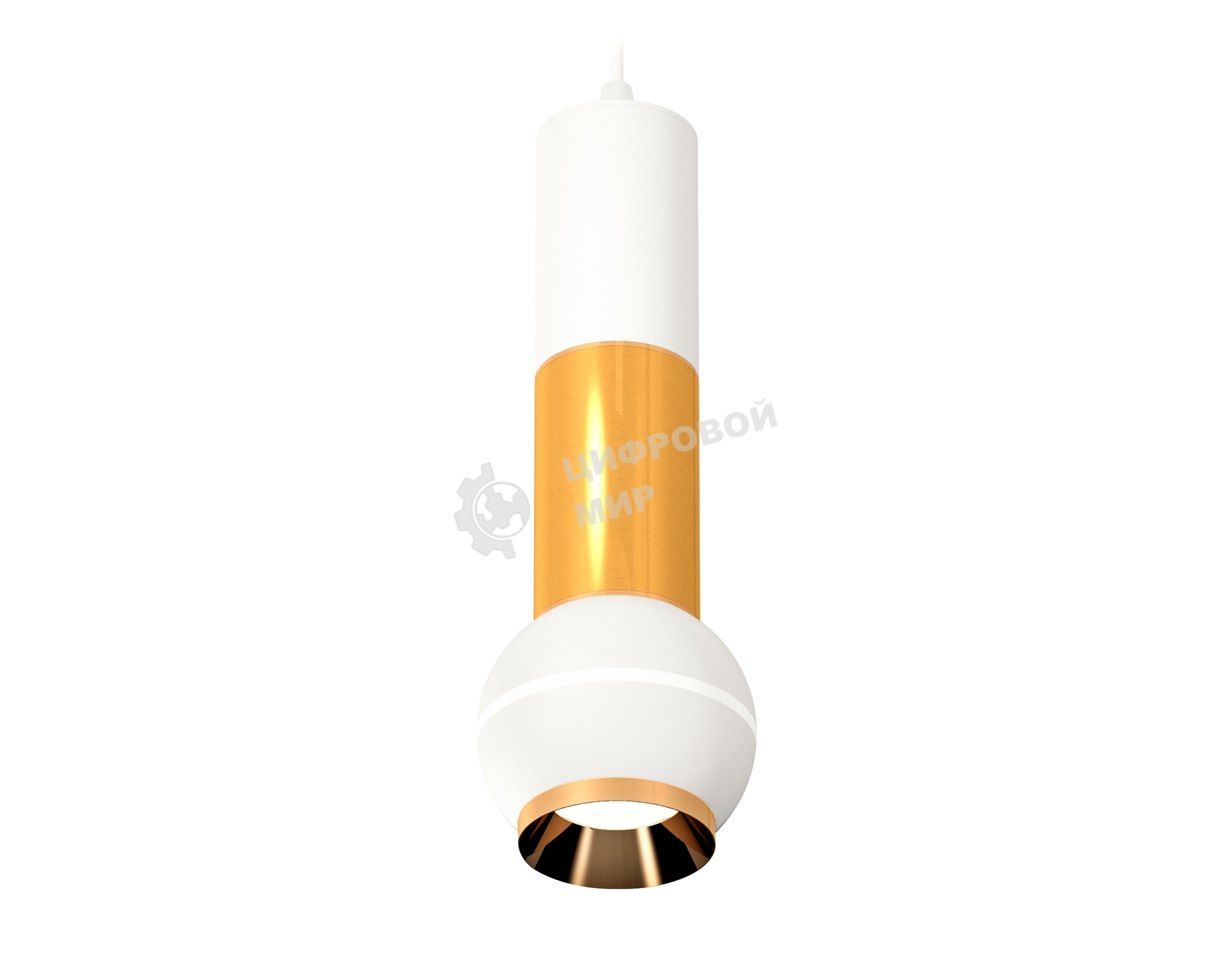 Светильник Ambrella XP1101030 SWH/PYG белый песок/золото желтое полированное MR16 GU5.3 LED 3W 4200K