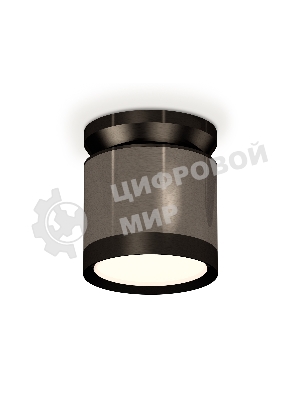 Светильник Ambrella Light XS8115010 DCH/PBK черный хром/черный полированный GX53 (N8902, C8115, N8113)