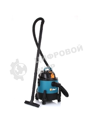 Строительный пылесос Bort BSS-1220-Pro синий, 250/1250 Вт, уборка сухая/влажная, пылесборник контейнер, 20 л