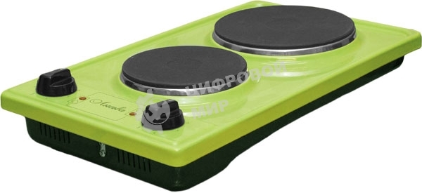 Плита настольная электрическая ЭПБ 22 зеленый (настольная)