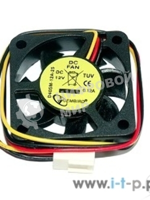 Вентилятор для корпуса Gembird черный, 40 мм, 5000 об/мин, 27 дБ, 3 pin