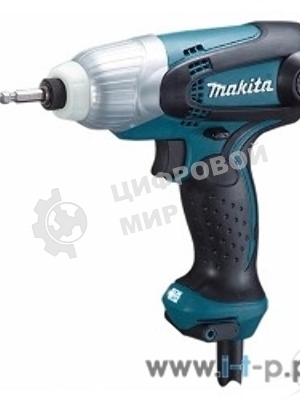 Дрель-шуруповерт Makita TD0101F, 230 Вт, 100 Нм, щеточный, ударный