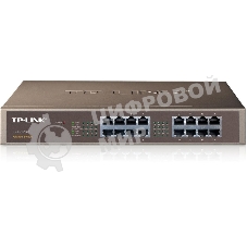 Коммутатор TP-Link SMB TL-SG1016D неуправляемый настольный/19U 16x10/100/1000BASE-T