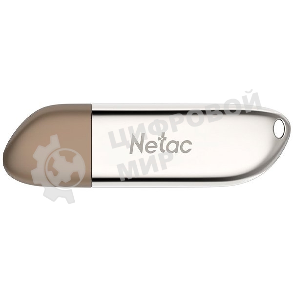 Флешка USB Netac U352 (NT03U352N-032G-20PN), 32Gb, USB 2.0, R/W 50/15, серебристый