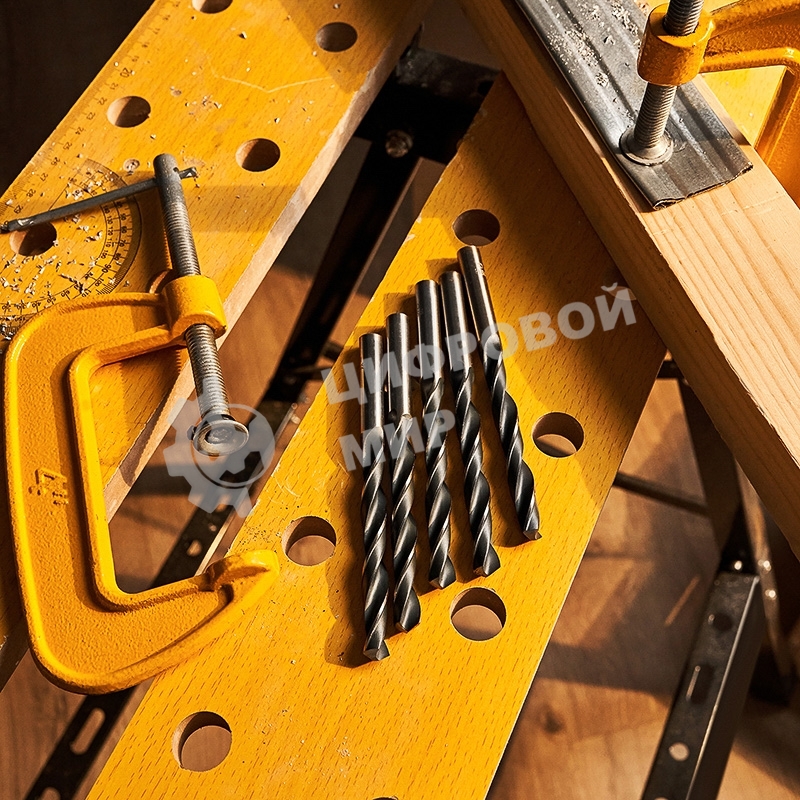 Сверло по металлу Kranz 10,0 мм HSS (5 шт. в упаковке) DIN 338