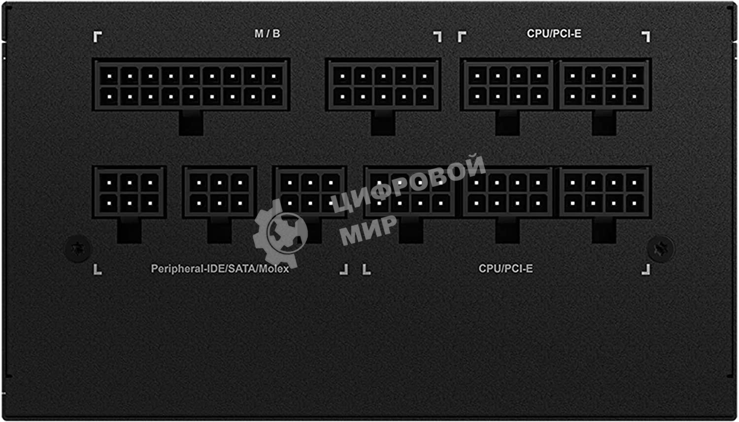Блок питания Gigabyte ATX 1000W GP-UD1000GM 80 PLUS gold (24+4+4pin) APFC 120mm fan 8xSATA Cab Manag RTL