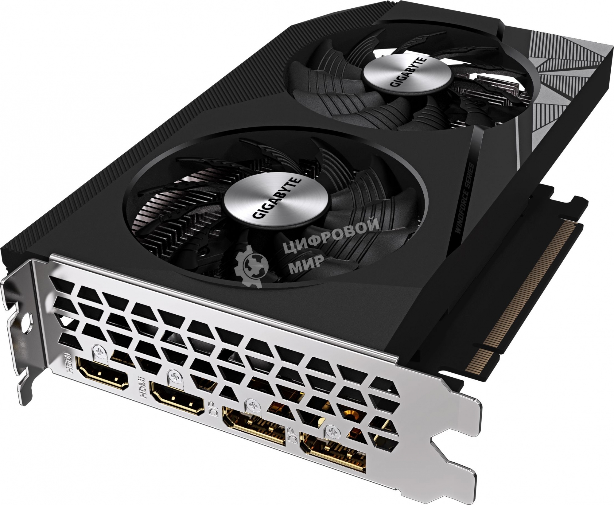 Видеокарта Gigabyte GV-IA310WF2-4GD INTEL ARC A310 4Gb 64bit GDDR6 2000/15500 HDMIx2 DPx2 HDCP Ret