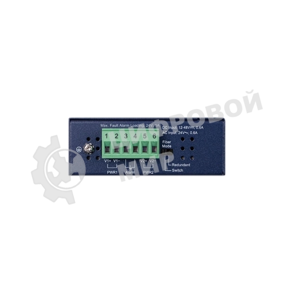 индустриальный медиа конвертер IGT-1205AT  IP30 Industrial 10/100/1000T to 2-Port 100/1000X SFP Gigabit Media Converter (-40 to 75 degree C)