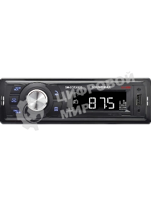 Автомагнитола Soundmax SM-CCR3062B, 1 DIN, Bluetooth, USB Type-A, AUX