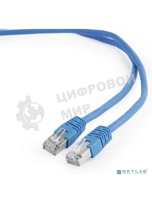 Патч-корд FTP Cablexpert cat.6, 1м, литой, многожильный, черный