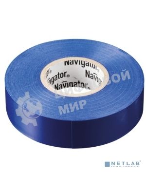 Изолента ПВХ Navigator 15 мм (рул.10м) син. NIT-B15-10/B