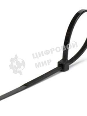 Стяжки Cablexpert NYT-550x7.6B пластиковые 550 мм х 7,6 мм, черные (100 шт.)