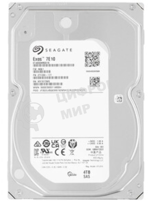 Жесткий диск Seagate HDD Server Exos 7E10 512N (3.5'/4Tb/SAS 12Gb/s/7200rpm)
