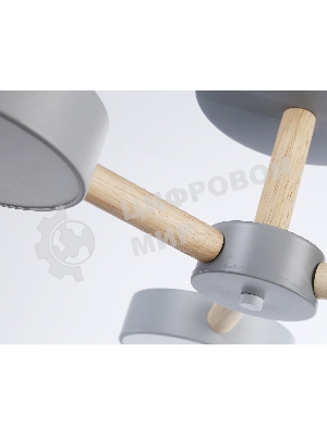 Светильник Ambrella light FL4822/3 GR серый 3000K-6400K 40W D580*160 (ПДУ ИК)