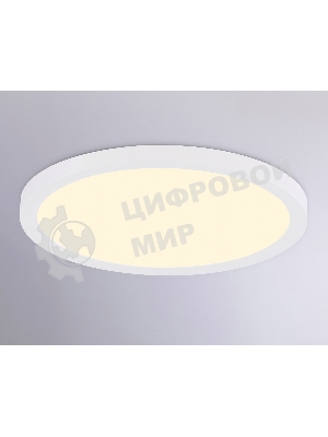 Светильник светодиодный ультратонкий Ambrella light FZ1905 WH белый IP54 26W 3000K-6500K CCT-переключатель D370*25 (Без ПДУ)