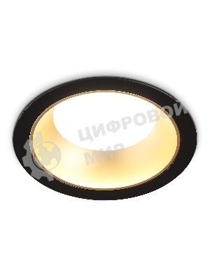 Светильник Ambrella light TN52334 SBK/SGD черный песок/золото песок GX53 max 12W D115*25
