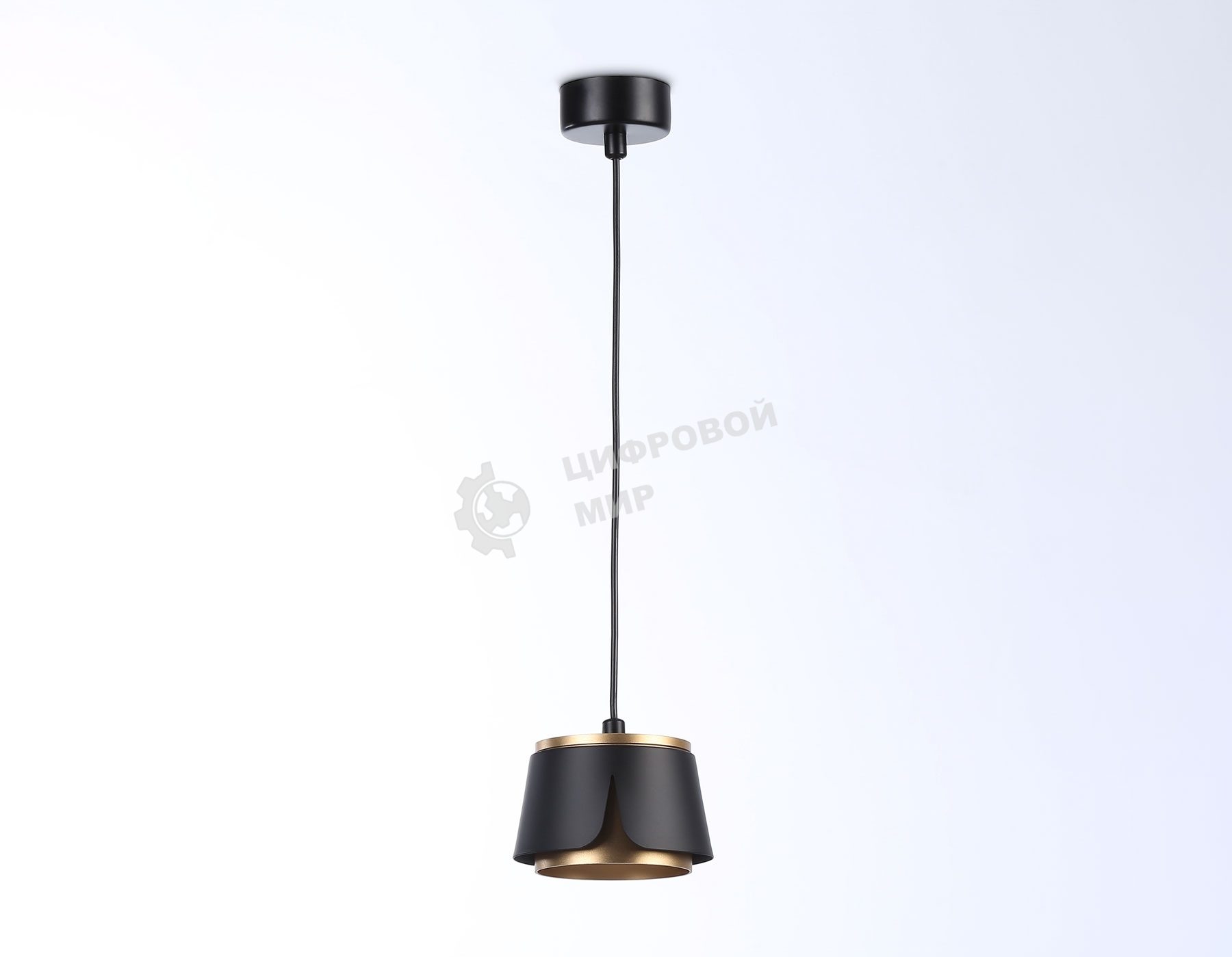 Светильник Ambrella light TN71247 BK/GD черный/золото GX53 D100*1090
