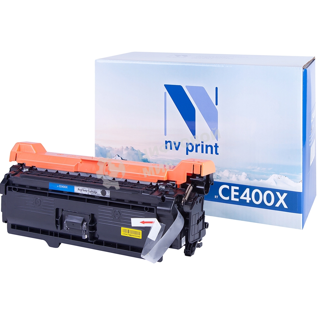 Картридж лазерный NVPrint совместимый HP CE400X черный для CLJ Color M551 (11000k)