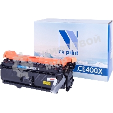 Картридж лазерный NVPrint совместимый HP CE400X черный для CLJ Color M551 (11000k)
