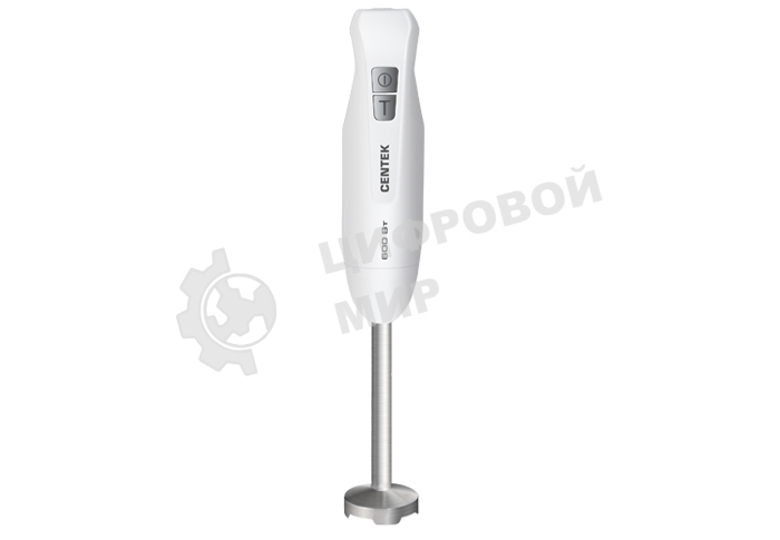 Блендер Centek CT-1343 белый 600 Вт, турбо режим, специальная заточка лезвий, легкая очистка