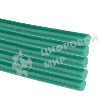 Клеевые стержни Rexant, Ø11 мм, 270 мм, зеленые, 10 шт., хедер