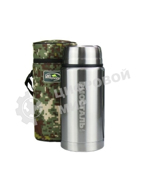 Термос BIOSTAL NTS-750B ОХОТА ш/г, суповой с ложкой, с термочехлом