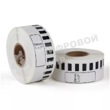 Лента Sakura DKN55224 для Brother QL 1050/1050n/1060n/500/500A/500BS/500BW/550/560/560VP/570/580N/650TD, 54мм/30,48м