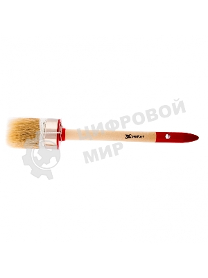 Кисть круглая MTX 82047 Профи №10 40 мм, натуральная щетина, деревянная рукоятка