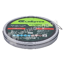 Круг отрезной по металлу Сибртех 125 х 1,0 х 22,2 мм, 84 A+16 B, в метал.банке, 10 шт.