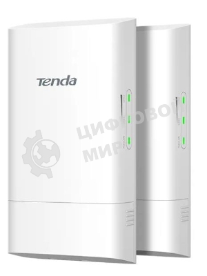 Tenda O1-5G Наружная точка доступа, 5 ГГц, до 867 Мбит/с, внутренняя антенна 1x9dBi, IP65, PoE, LAN 1x100 Мбит/с