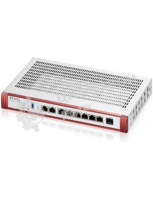 Межсетевой экран Zyxel USG FLEX 200HP, Rack, 1xRJ-45: 1/2.5G (LAN/WAN), 1xRJ-45: 1/2.5G PoE+ (LAN/WAN), 6xRJ-45: 1G (LAN/WAN), 1xUSB3.0 **