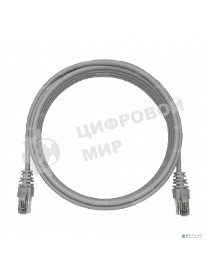 Патч-корд NTSS PREMIUM 2xRJ45/8P8C, T568B UTP CAT5e LSZH 10 метров, серый NTSS-PC-PM-UTP-RJ45-5e-10.0-LSZH-GY