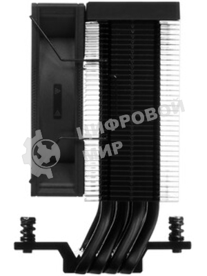 Кулер PCCooler R400 черный 92мм алюминий+медь 2200rpm 30db 4-pin 180W 133мм
