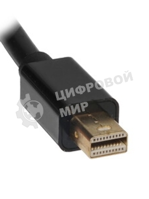 Переходник miniDisplayPort -> HDMI, Cablexpert A-mDPM-HDMIF4K-01, 4K, 20M/19F, кабель 15 см, черный, пакет