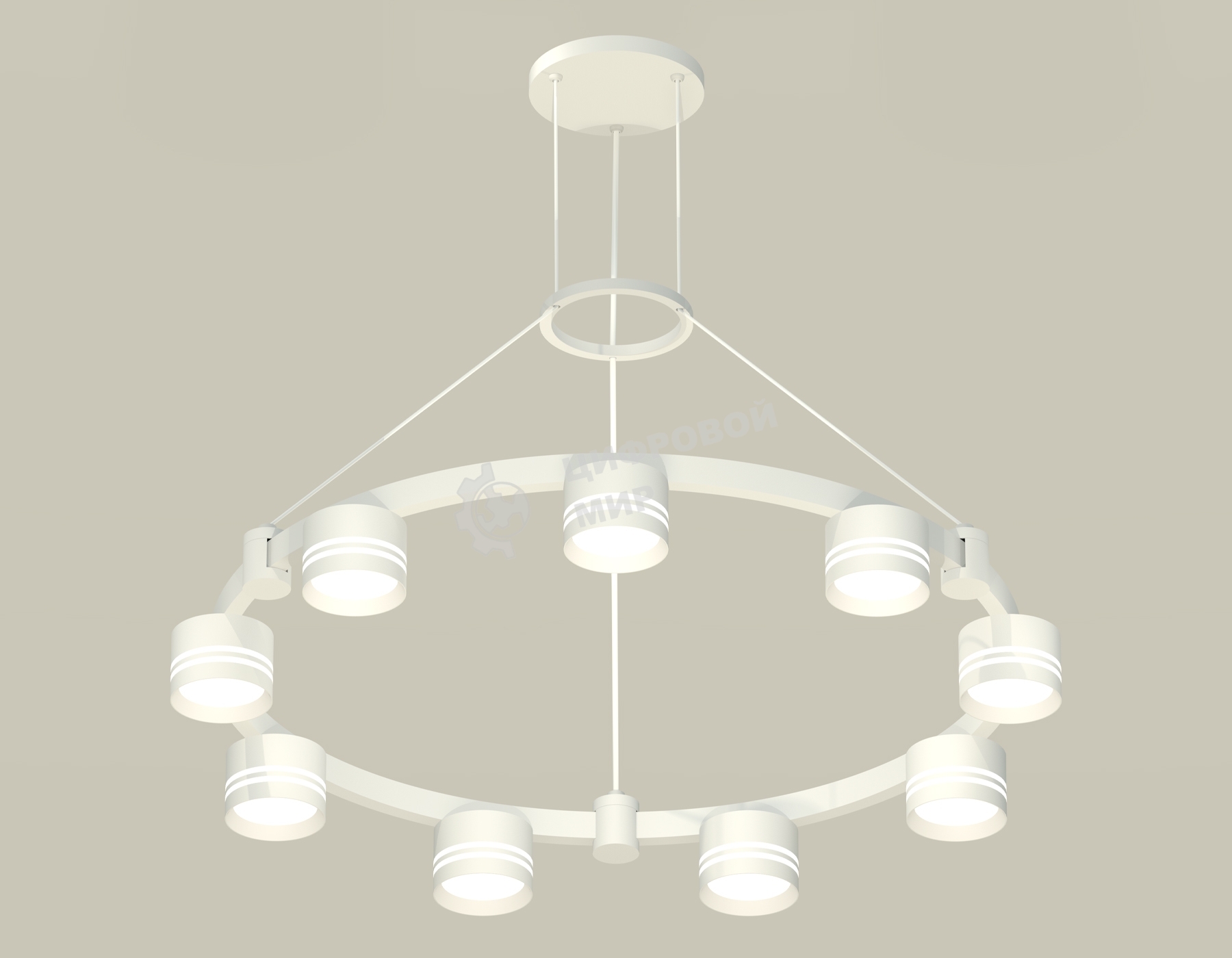 Светильник Ambrella light XR92031903/9 SWH/FR белый песок/белый матовый GX53 (A9203, C9241, N8477)