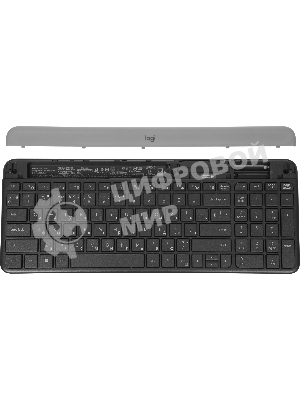 Комплект клавиатура+мышь Logitech MK470 беспроводной, USB, 1000 DPI, чёрный