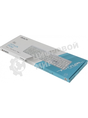 Клавиатура проводная A4Tech Fstyler FX50, USB, белый