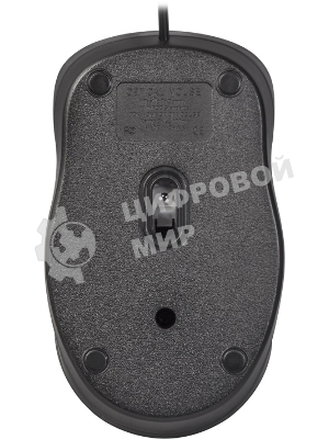 Мышь проводная Defender Point MM-756 черный, 1000 dpi, USB, кнопки - 3