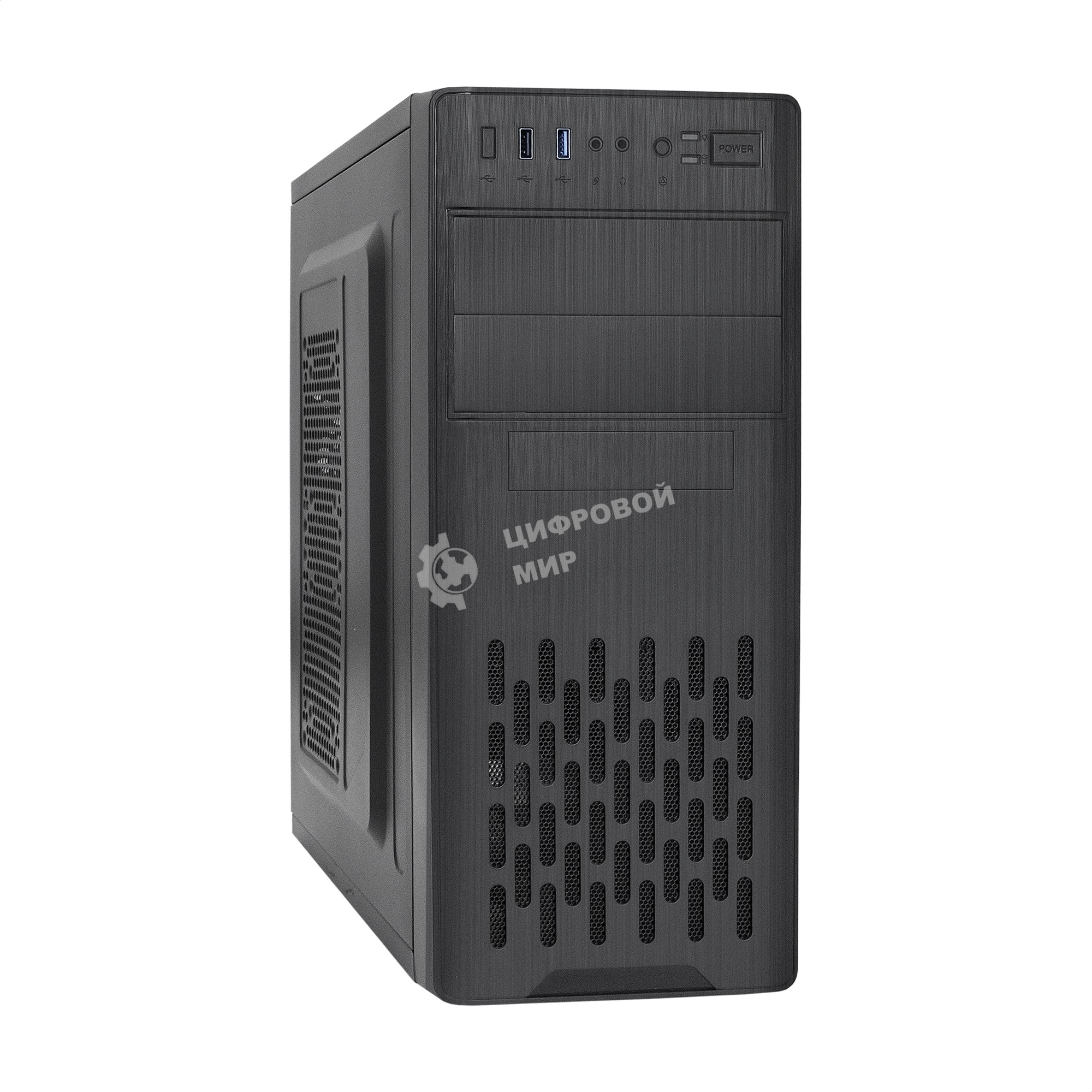 Компьютерный корпус Miditower ExeGate CP-606U-AB400 (ATX, AB400 с вент. 8см, 1хUSB/1хUSB 3.0, аудио)
