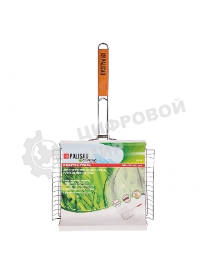 Решетка-гриль Camping Palisad 260х320х65 мм, объемная, хромир.