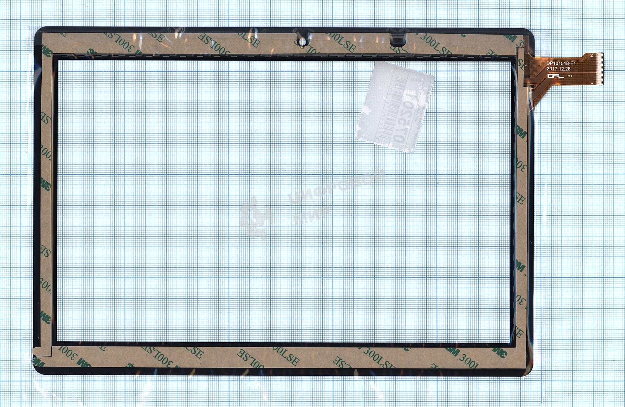 Сенсорное стекло (тачскрин) для Digma Optima 1023N 3G (TS1186MG), черное