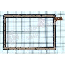 Сенсорное стекло (тачскрин) для Digma Optima 1023N 3G (TS1186MG), черное