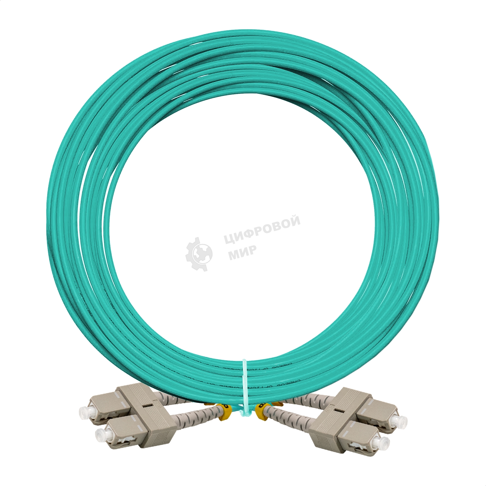 Патч-корд волоконно-оптический ExeGate FC-D-503-SC-SC-20M-LSZH (Шнур ВО MM 50/125 (OM3), SC/UPC-SC/UPC, Duplex, LSZH, 20м)